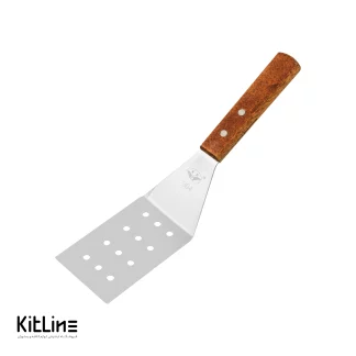 کاردک خم پانچ دسته چوبی نمره ۸
