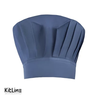 کلاه سرآشپز ترگال کجراه نقره آبی پوشاکو