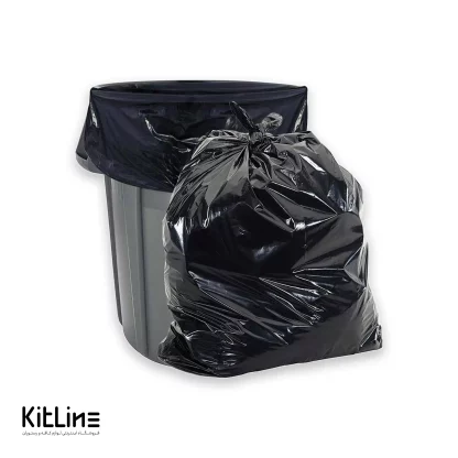 کیسه زباله پلاستیکی مشکی ۵۵×۷۰ سانتیمتری (کارتن ۵ کیلوگرمی) - Image 2