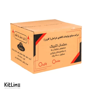 دستمال کاغذی کترینگ سفید ۳۰۰۰ برگ چاپی گلريز (کارتن ۳۰۰۰ عددی)