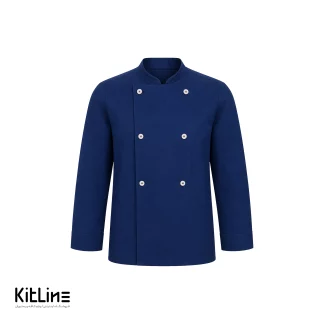 روپوش ترگال آستین بلند شش دکمه سرمه ای SS-UNIFORM
