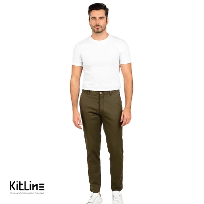 شلوار کتان کلاسیک یشمی سارا فرم - Image 2