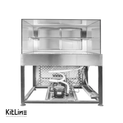 شوکیس سرد تک جداره استند ۷۰×۱۴۱ سانتیمتری کیچن تک (Kitchentech) - Image 2