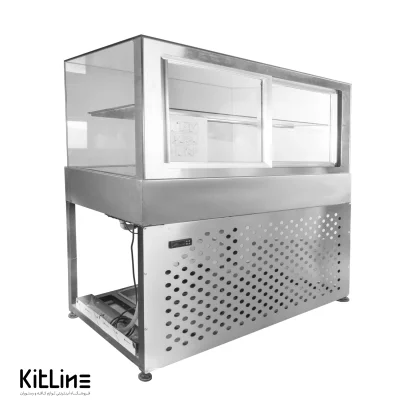 شوکیس سرد تک جداره استند ۷۰×۱۴۱ سانتیمتری کیچن تک (Kitchentech) - Image 3