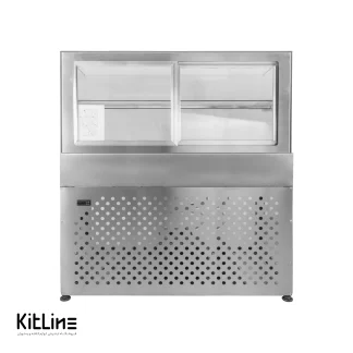شوکیس سرد تک جداره استند ۷۰×۱۴۱ سانتیمتری کیچن تک (Kitchentech)
