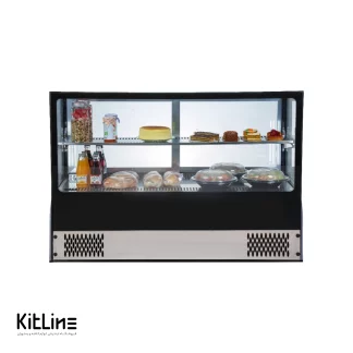 شوکیس سرد دو طبقه رومیزی ۱۲۰ سانتیمتری کیچن تک (kitchentech)