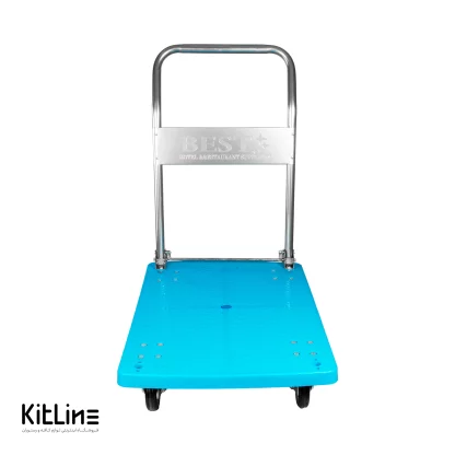 ترولی حمل بار پلاستیکی ۶۰×۹۰ سانتیمتری بست (Best) با دسته فلزی - Image 5