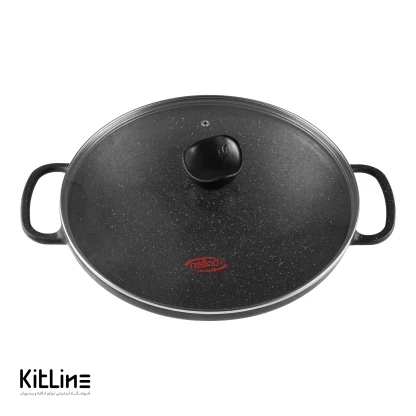 تابه وک چدنی سایز ۳۲ درب دار نالینو (Nalino) - Image 7