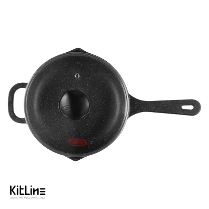 تابه چدن تک دسته سایز ۲۲ درب دار نالینو مدل انزو (Enzo) - Image 5