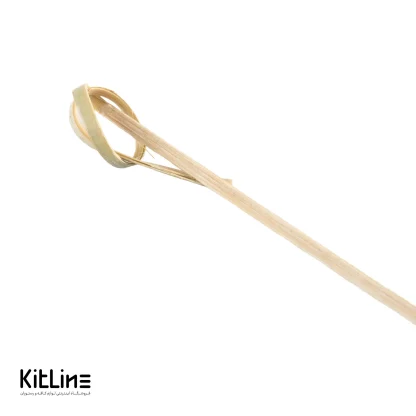 سیخ چوبی گارنیش گره دار بامبو ۱۲ سانتیمتری (بسته ۵۰ عددی) - Image 4