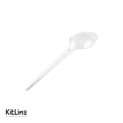 قاشق یکبار مصرف پلی استایرن شفاف مدل پارس طب پلاستیک (کارتن ۲۰۰۰ عددی) - Image 3