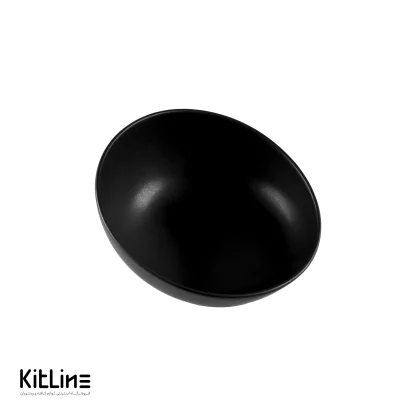 کاسه پرسلین بزرگ مشکی آرتیزان مدل تیلت - Image 3