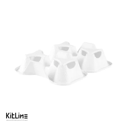 کاپ هولدر سلولزی چهار عددی دو تکه رستاک (کارتن ۵۰۰ عددی) - Image 4