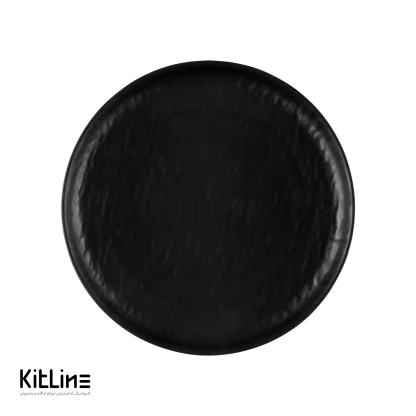 بشقاب ملامین موج دار ۲۵ سانتیمتری مشکی Fede Group - Image 3
