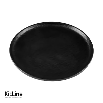 بشقاب ملامین موج دار ۳۵ سانتیمتری مشکی Fede Group - Image 3