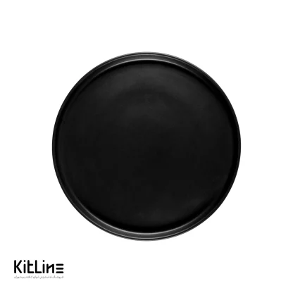 بشقاب پرسلین ۳۰ سانتیمتری مشکی آرتیزان مدل کفا - Image 3