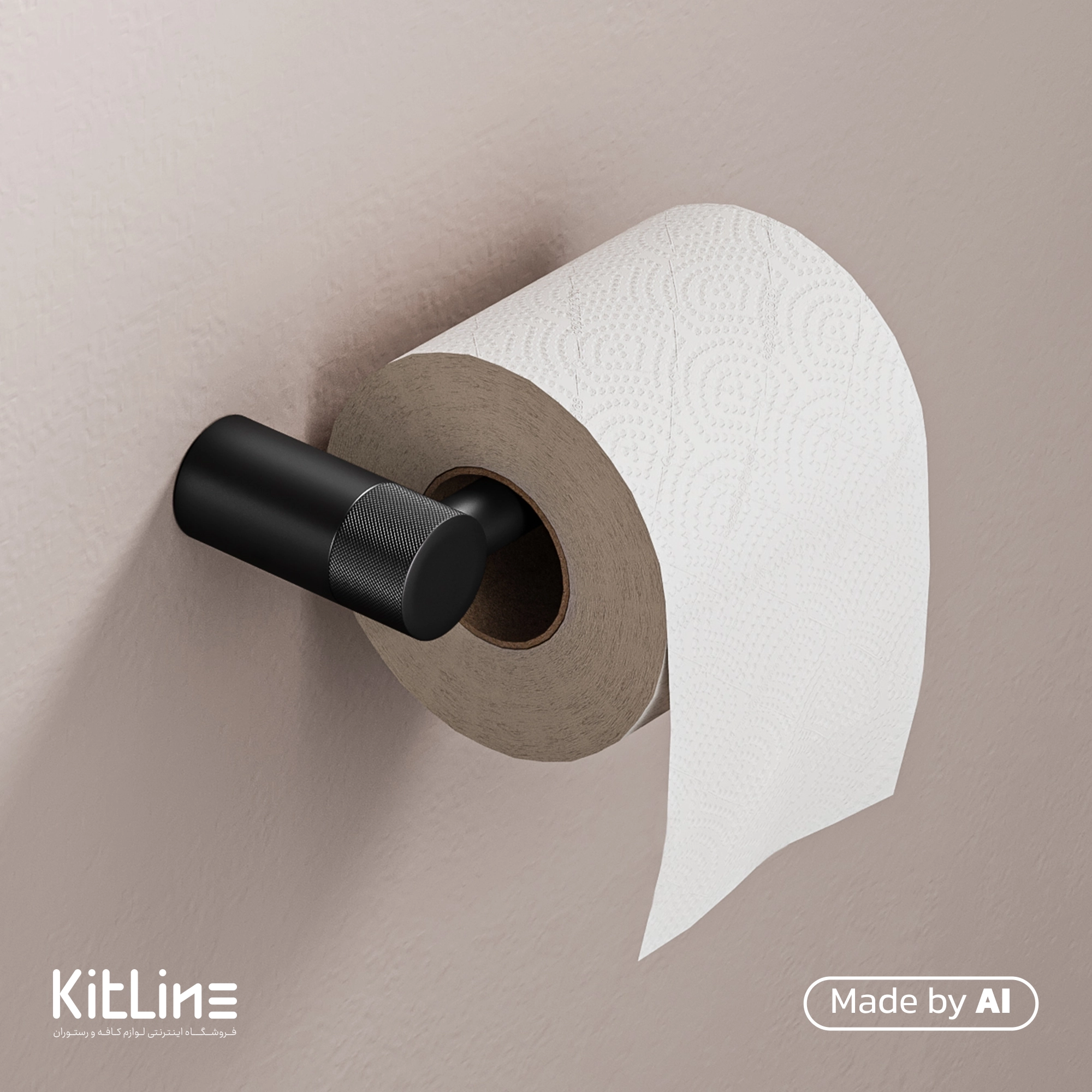 دستمال توالت دلسی سه لایه سیگنال رو دیوار دستشویی