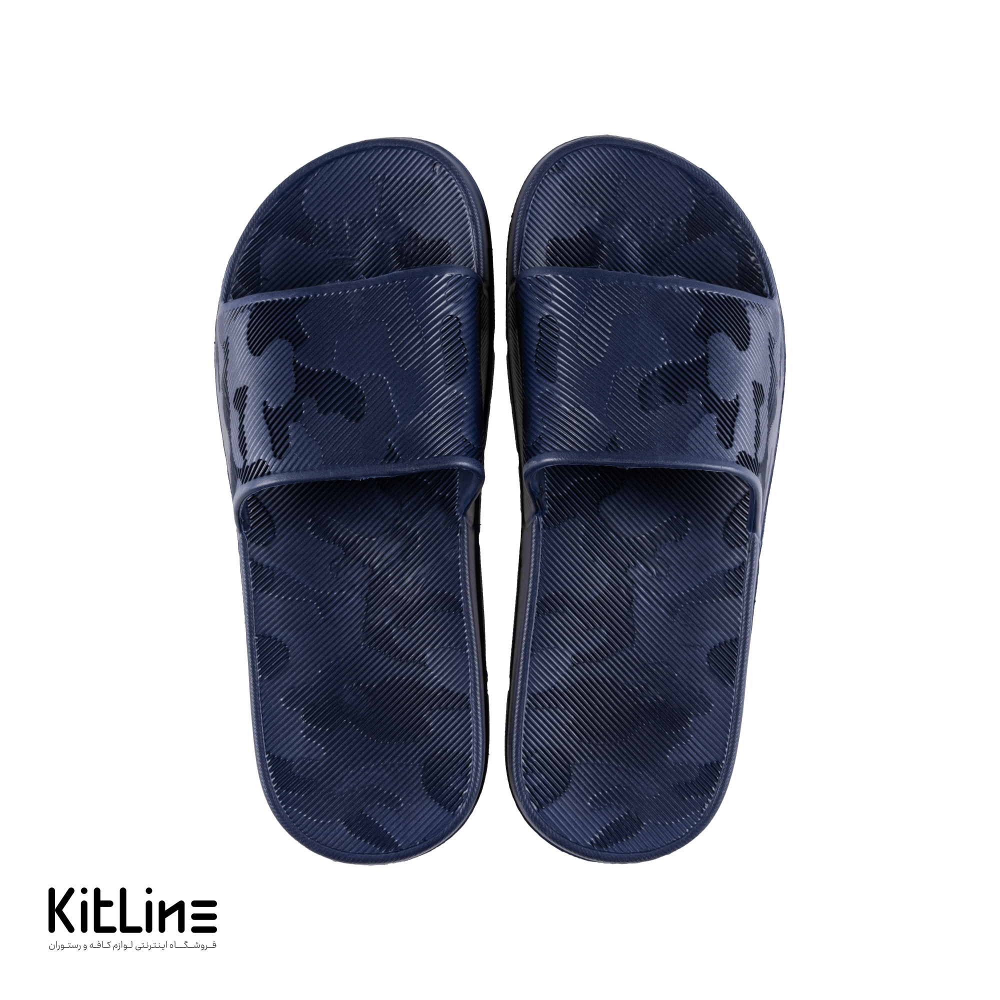 دمپایی زنانه پلاستیکی سرمه ای رنگ الوان نیکتا مدل L -246-S - تصویر 4