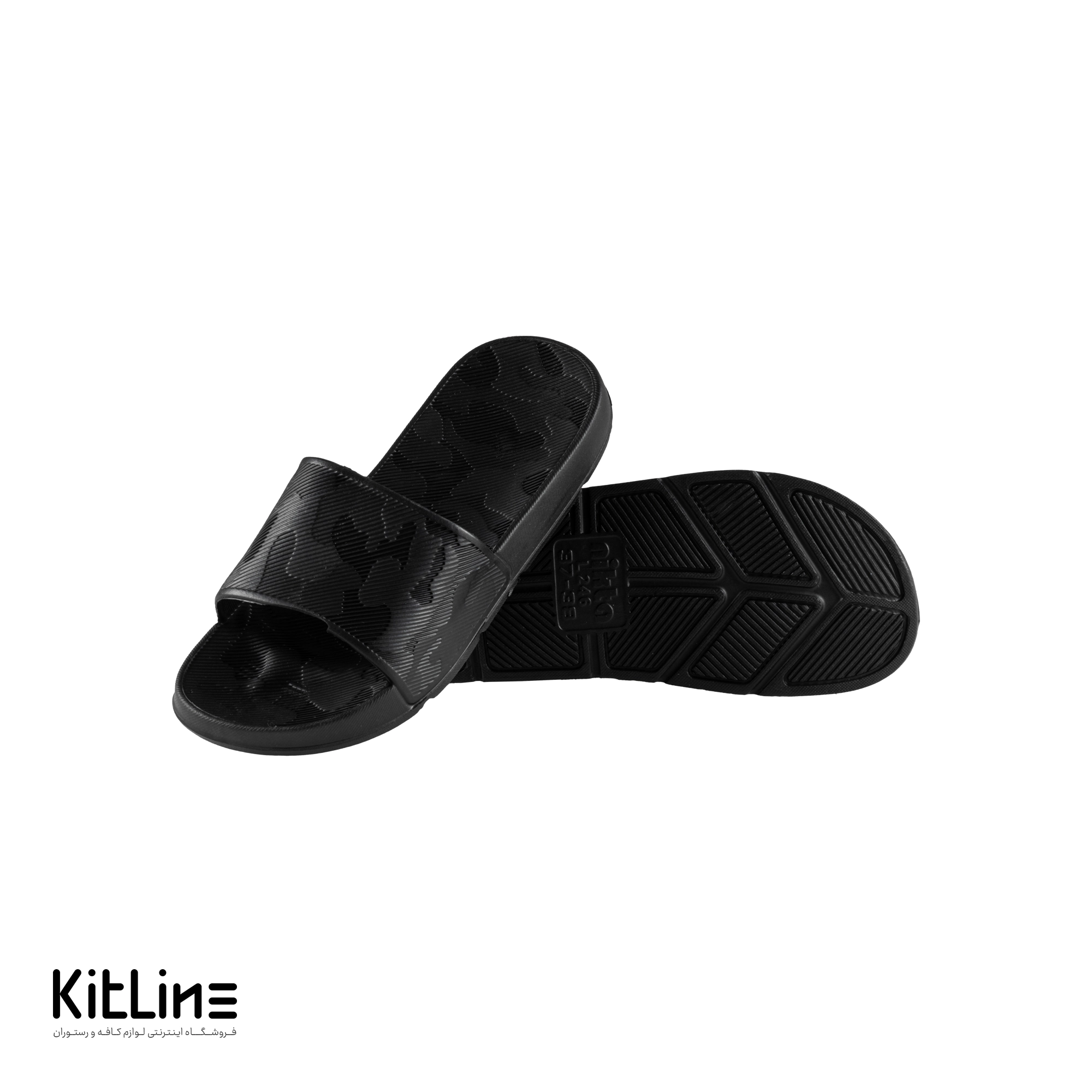 دمپایی زنانه پلاستیکی مشکی رنگ الوان نیکتا مدل L -246-S - تصویر 3