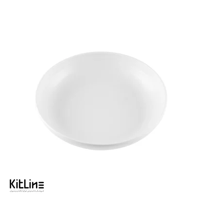 ظرف سالاد پایه دار پرسلین ۲۳ سانتیمتری سفید آرتیزان - Image 3