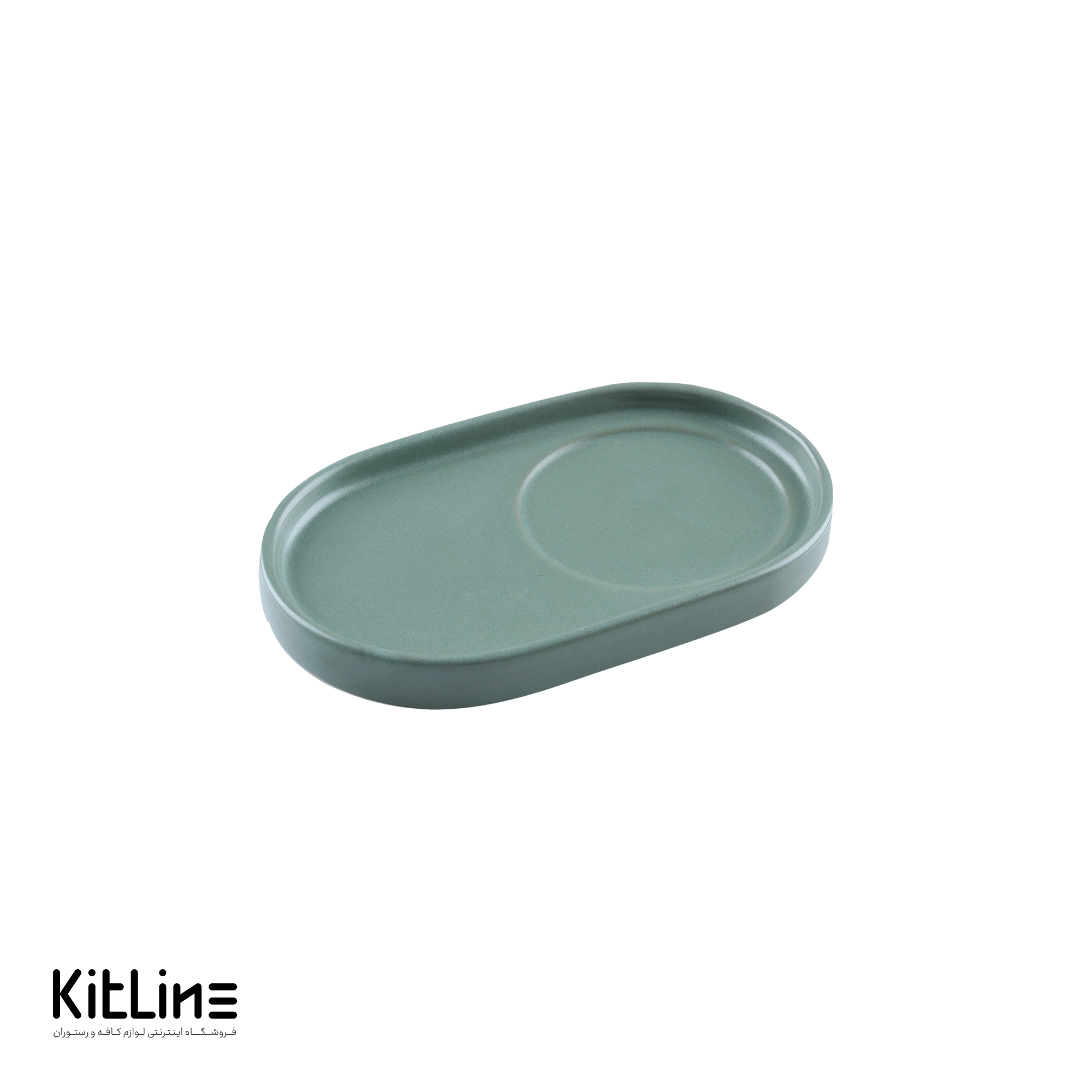 فنجان کاپوچینو پرسلین ۲۰۰ میلی لیتری با زیری سبز آرتیزان مدل کفا - تصویر 3