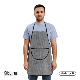پیشبند گردنی پارچه ای شطرنجی تک فرم