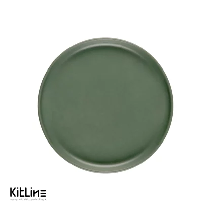 پیشدستی پرسلین ۲۱ سانتیمتری سبز آرتیزان مدل کفا - Image 3
