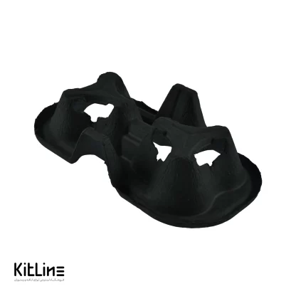 کاپ هولدر سلولزی دو عددی مشکی نیلا کاپ (۳۵۰ عددی) - Image 3