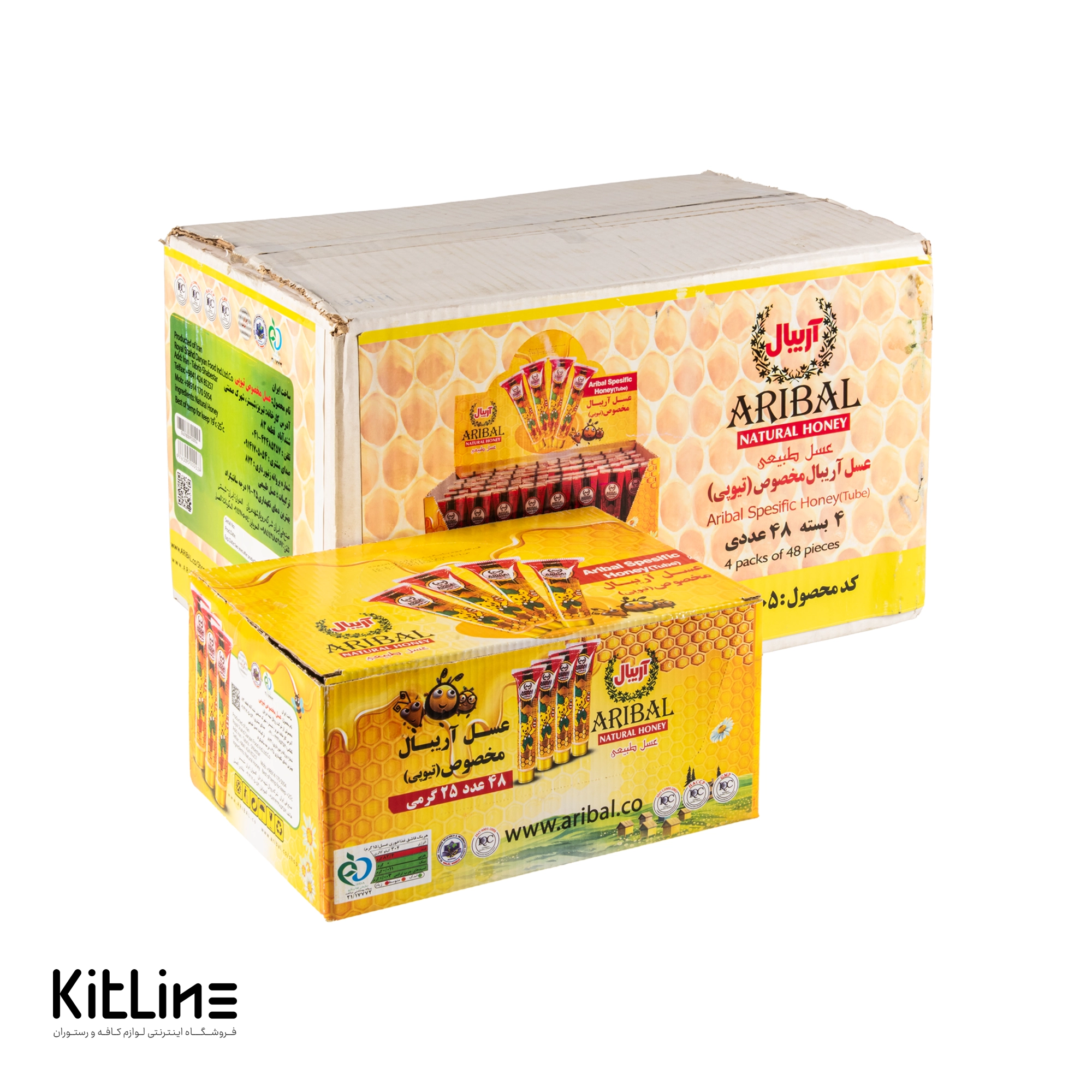 عسل تک نفره تیوپی آریبال ۲۵ گرمی (کارتن ۱۹۲ عددی) - تصویر 4