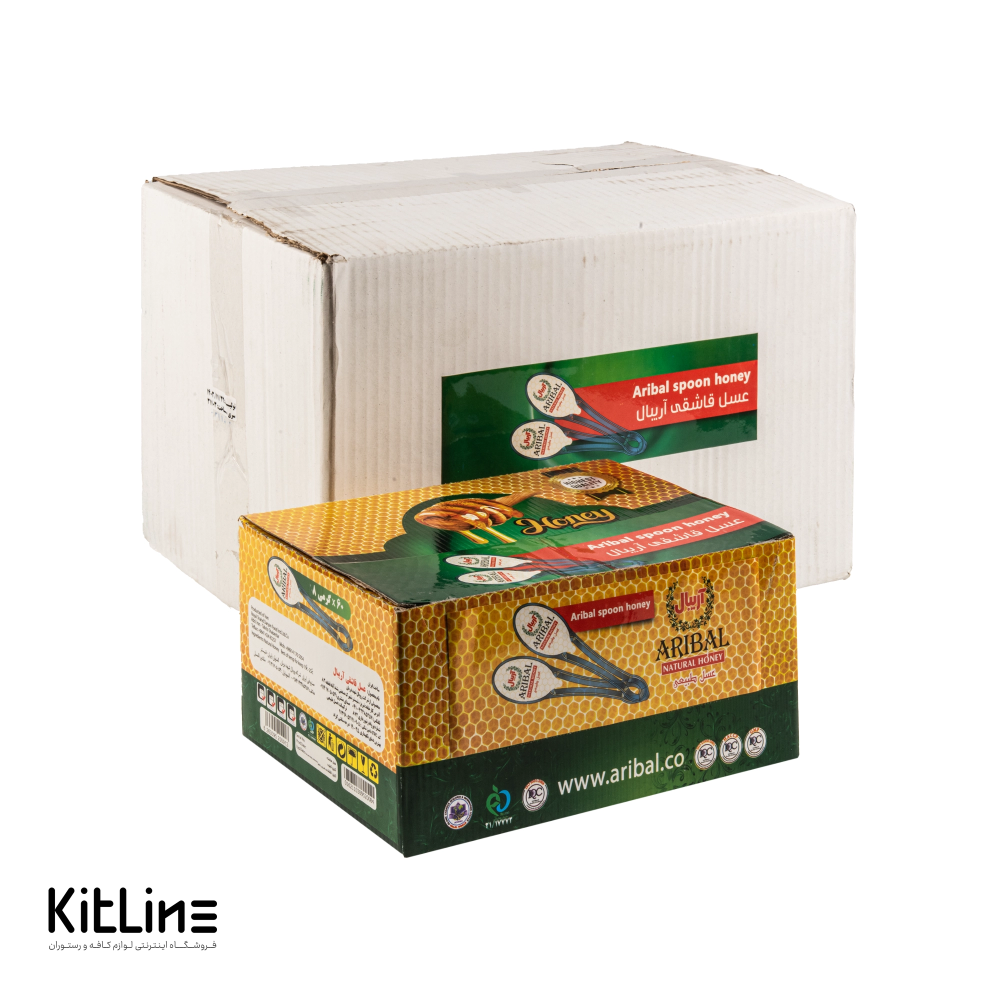 عسل تک نفره قاشقی آریبال ۹ گرمی (کارتن ۲۴۰ عددی) - تصویر 3
