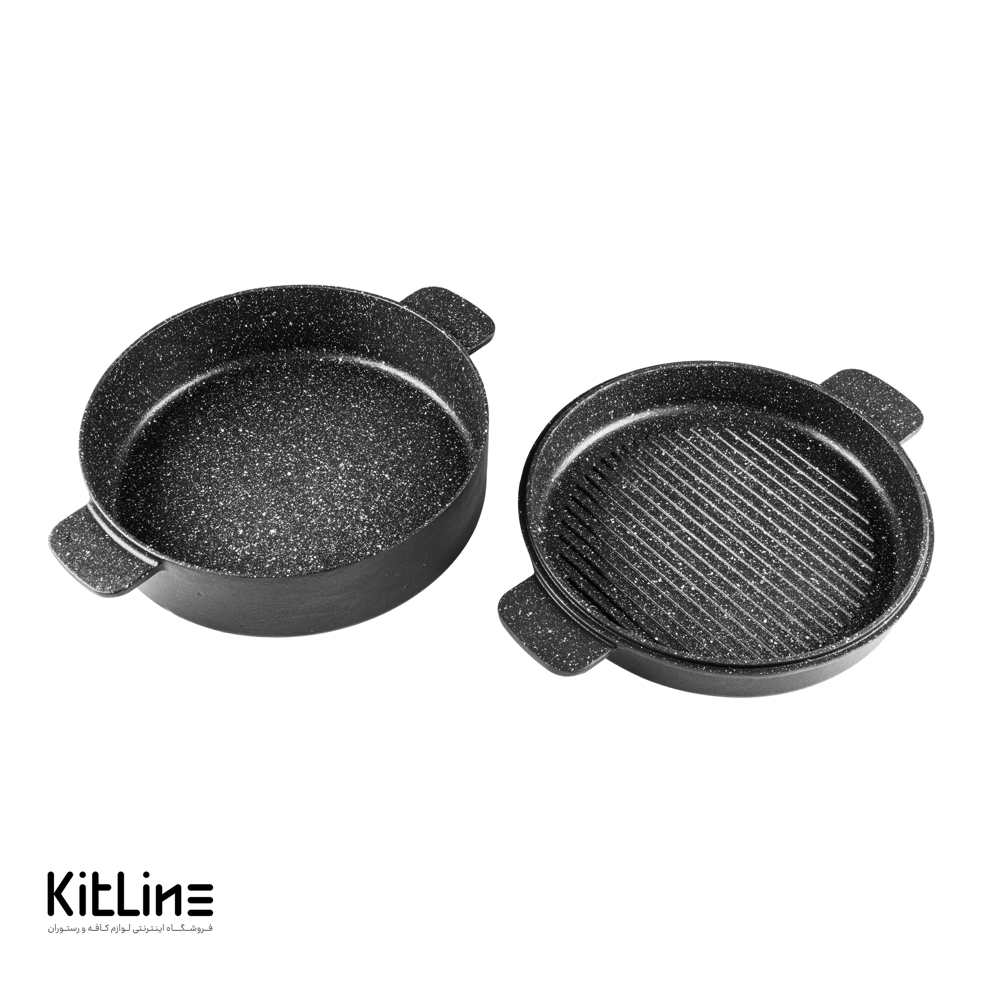 تابه چدنی دو طرفه سایز ۲۶ نالینو مدل هوگو (Hugo) - تصویر 4