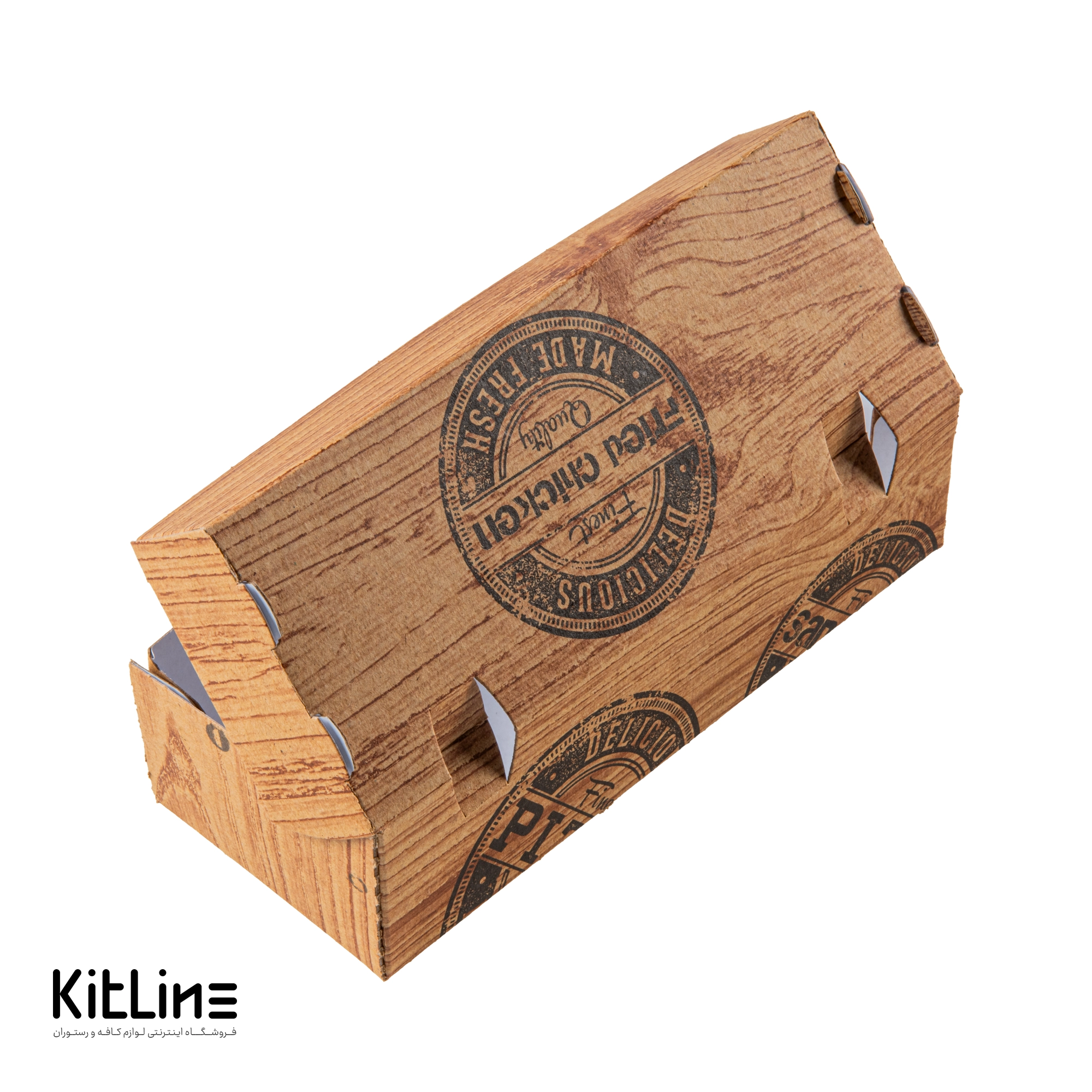 جعبه سیب زمینی سفره ای کرافت طرح چوب جلوه آفتاب (کارتن ۱۵۰ عددی) - تصویر 3