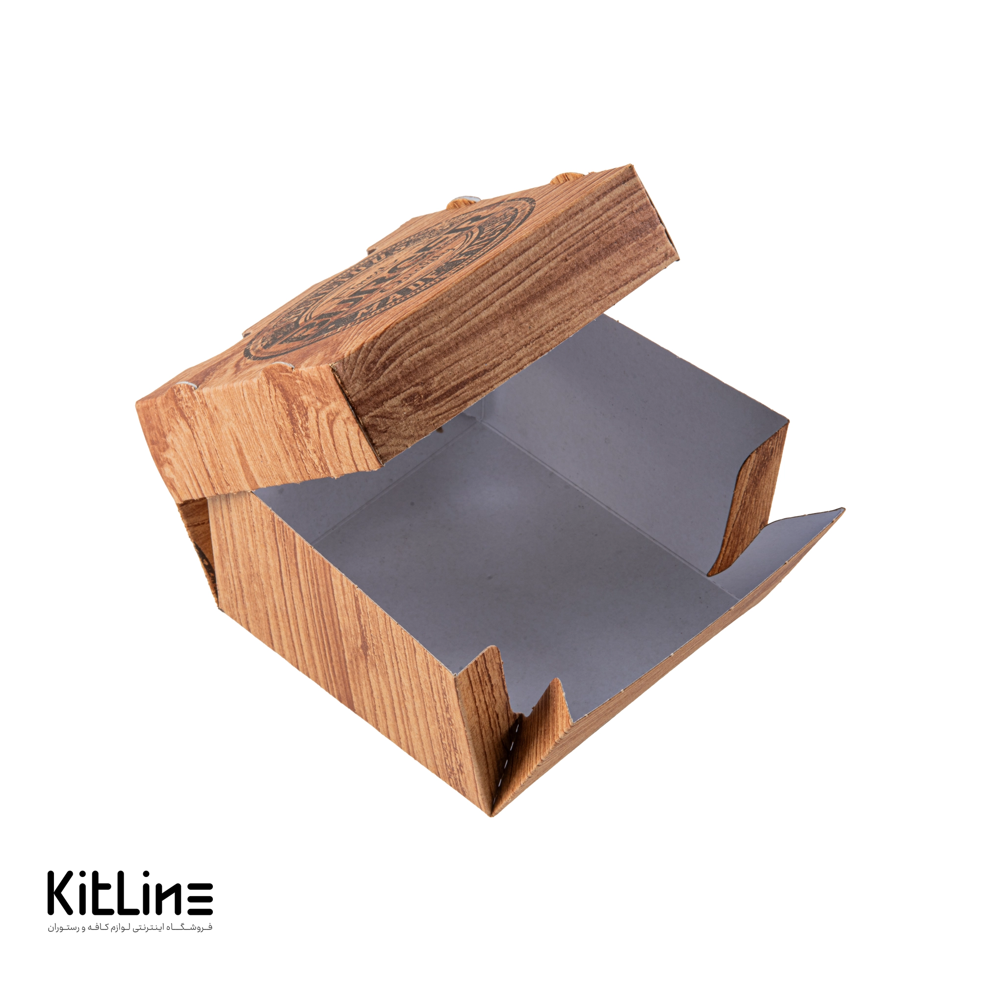 جعبه همبرگر سفره ای کرافت طرح چوب جلوه آفتاب (کارتن ۱۵۰ عددی) - تصویر 4