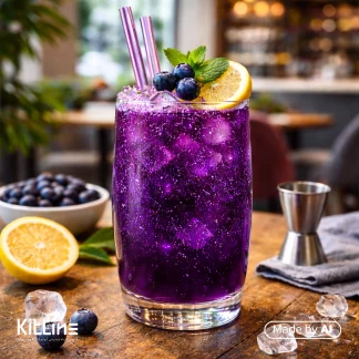 سرو نوشیدنی در لیوان شیشه ای با طعم سیروپ اکلیلی استلار دیلایت سی سیب ۷۰۰ میلی لیتری