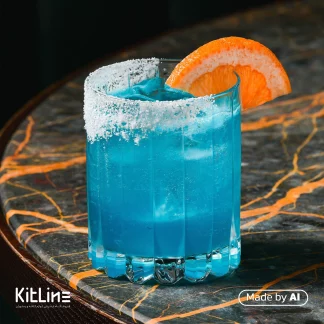 با استفاده از سیروپ بلوکاراسائو ای جی لاکچری (AJ Luxury) ۳۰۰۰ گرمی یک نوشیدنی جذاب تهیه شده است.