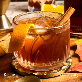 با استفاده از سیروپ دارچین ای جی لاکچری (AJ Luxury) ۳۰۰۰ گرمی یک نوشیدنی خنک تهیه شده است.