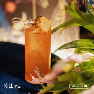 با استفاده از سیروپ سکنجبین ای جی لاکچری (AJ Luxury) ۳۰۰۰ گرمی یک نوشیدنی خوش رنگ تهیه شده است.