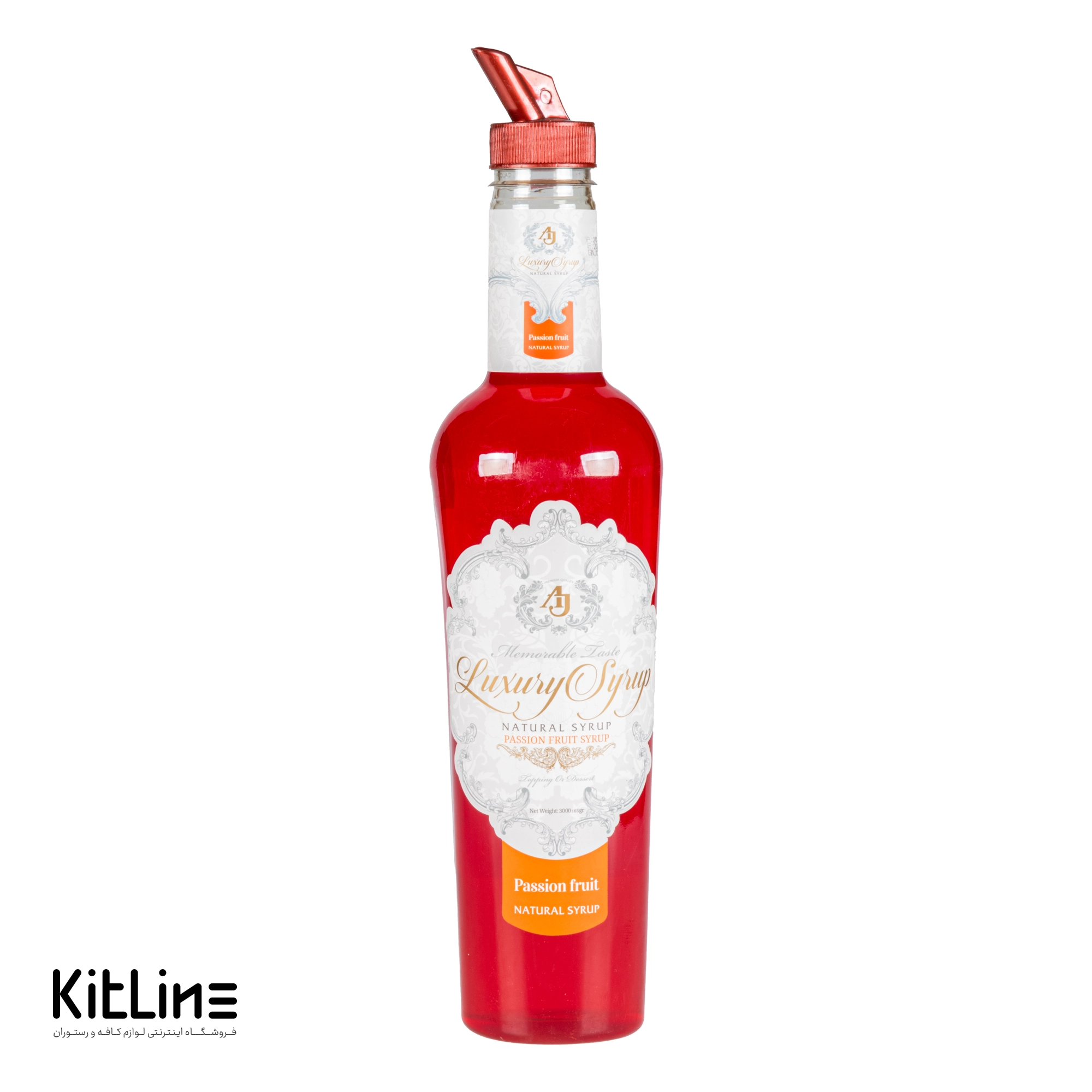 ارزان ترین سیروپ پشن فروت ای جی لاکچری/ خرید سیروپ پشن فروت ای جی لاکچری ۳۰۰۰ گرمی از سایت کیت لاین/ باکیفیت ترین سیروپ پشن فروت کافی شاپی ای جی لاکچری
