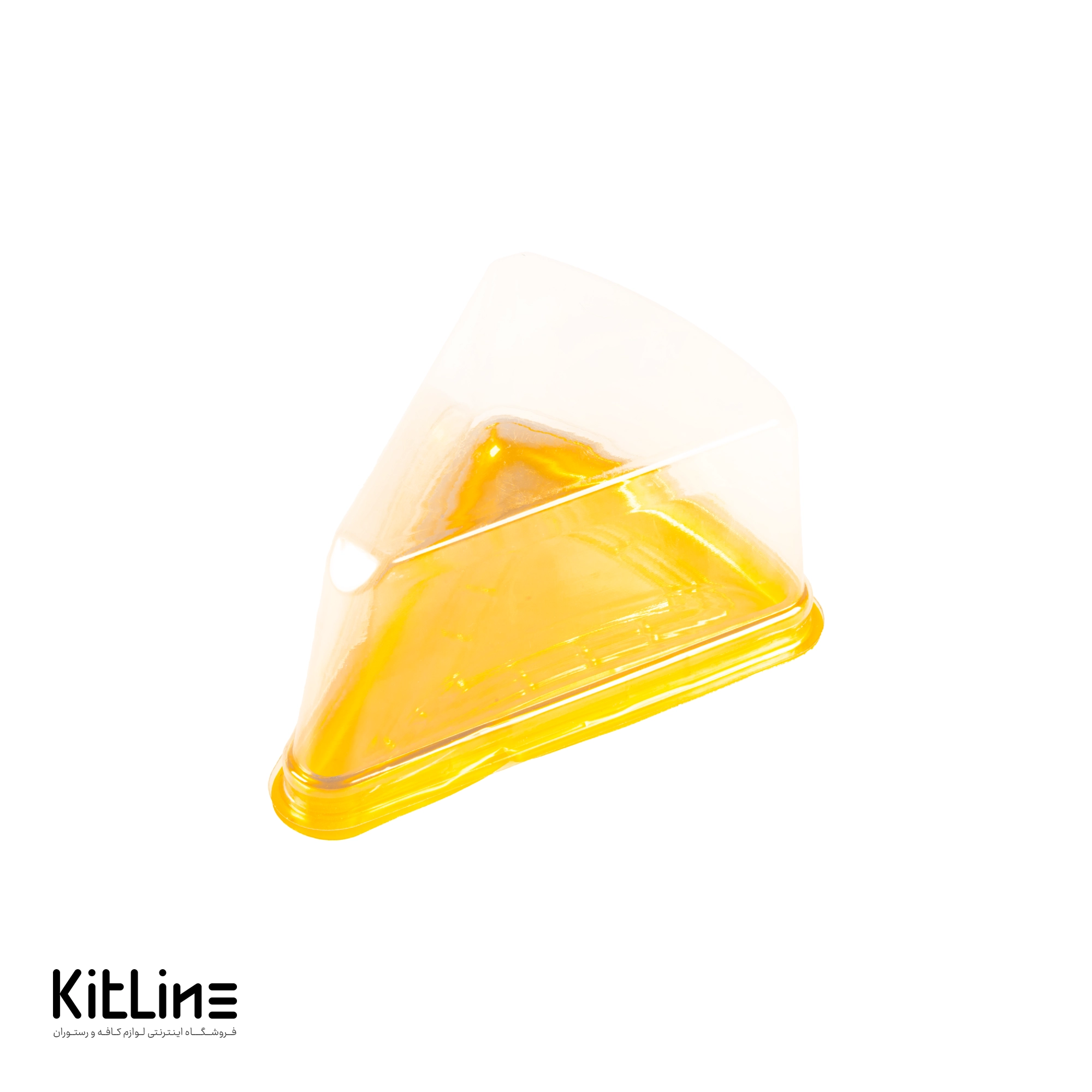 ظرف اسلایس کیک یکبار مصرف با زیره طلایی موفقی (کارتن ۲۵۰ عددی) - تصویر 2