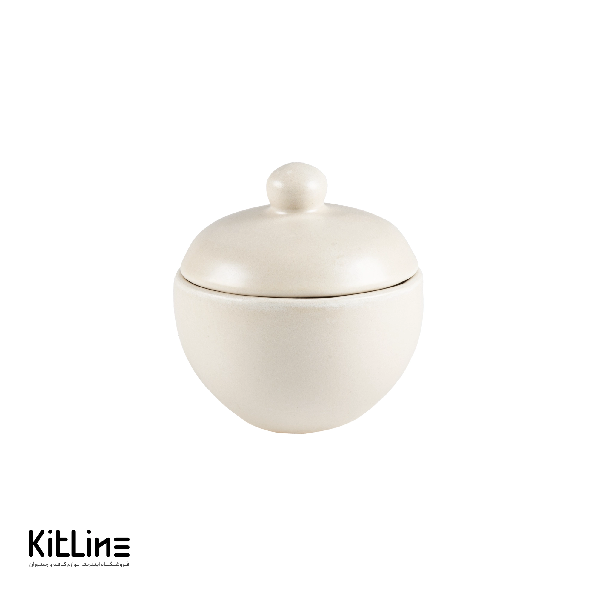 قندان سرامیکی شیری مات دوریکا