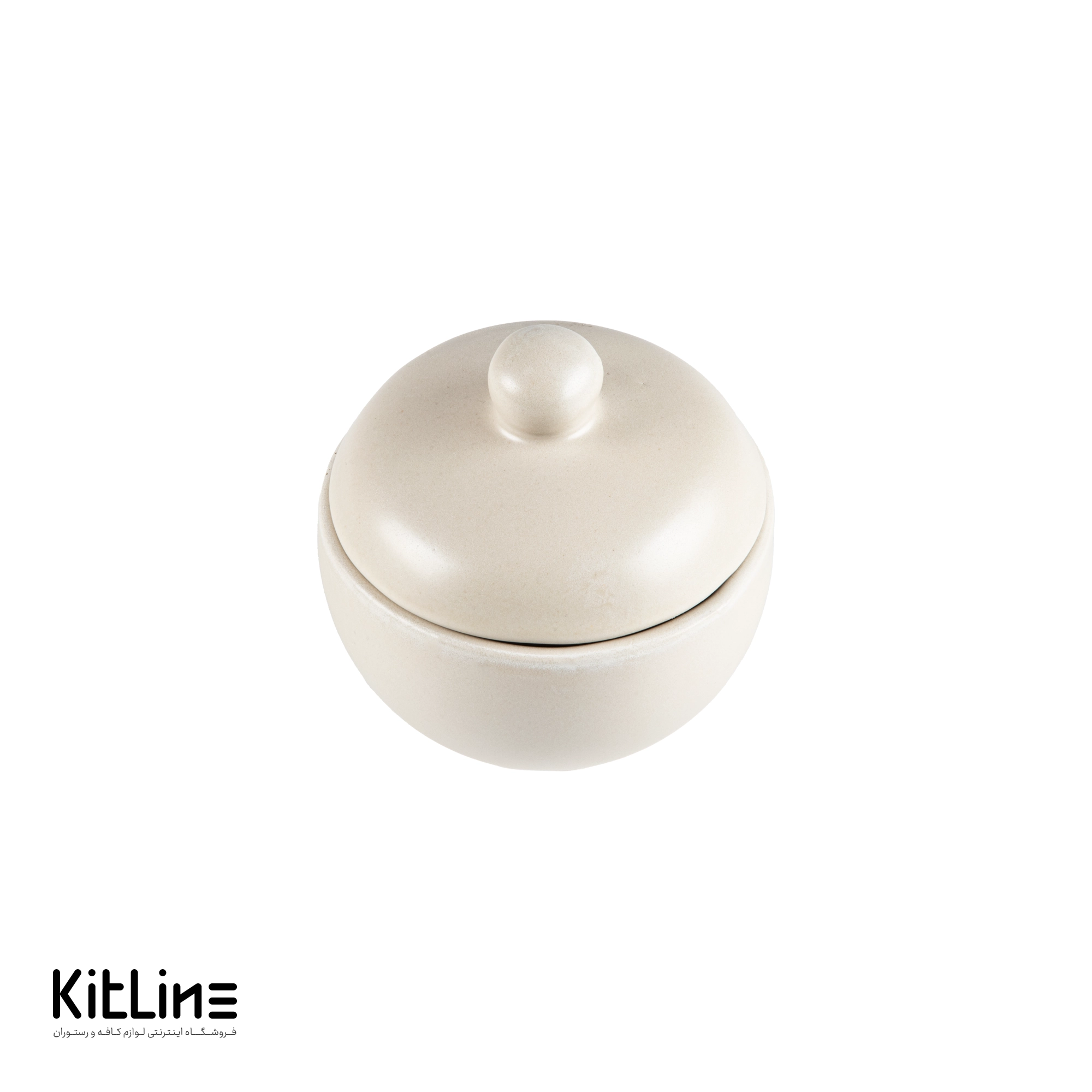 قندان سرامیکی شیری مات دوریکا - تصویر 2