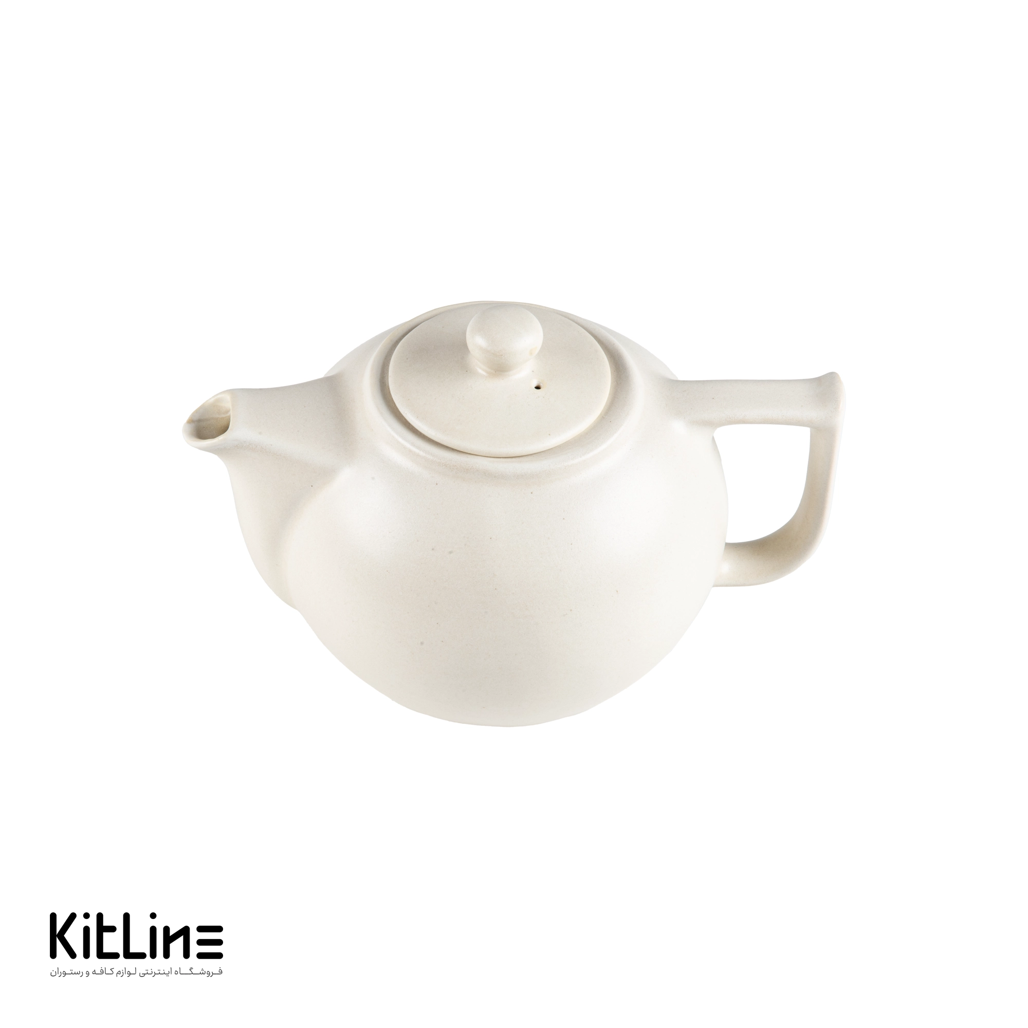 قوری وارمر دار سرامیکی شیری مات دوریکا - تصویر 3