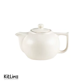 ارزان ترین قوری وارمر دار سرامیکی شیری مات دوریکا/ خرید قوری وارمر دار سرامیکی از سایت کیت لاین/ باکیفیت ترین قوری سرامیکی به همراه وارمر دوریکا کافی شاپی