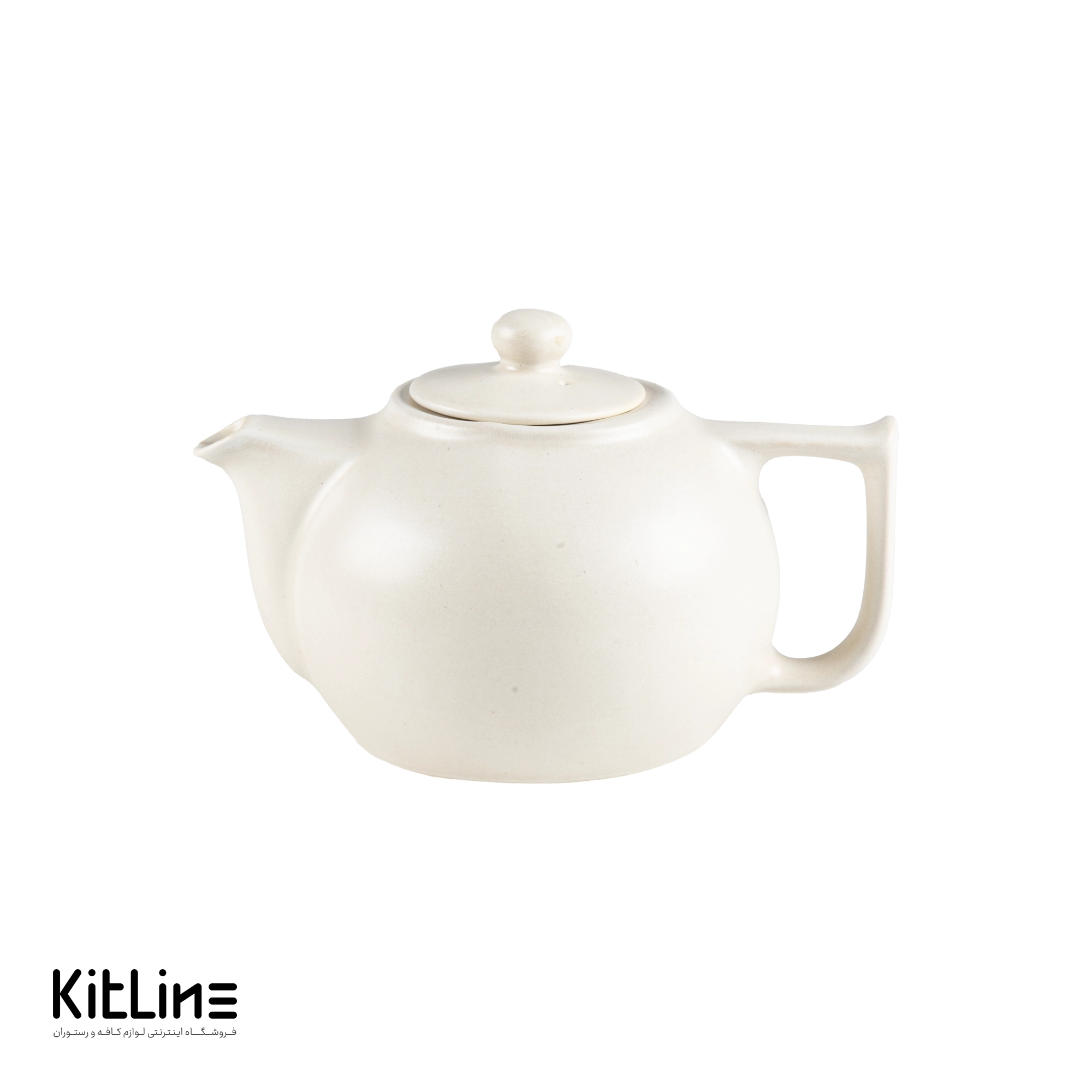 ارزان ترین قوری وارمر دار سرامیکی شیری مات دوریکا/ خرید قوری وارمر دار سرامیکی از سایت کیت لاین/ باکیفیت ترین قوری سرامیکی به همراه وارمر دوریکا کافی شاپی