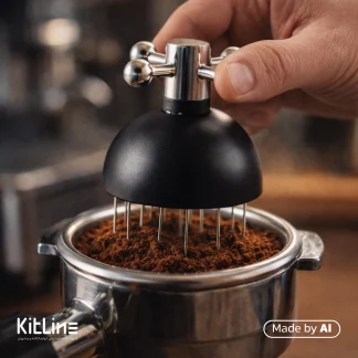 توضیح یک نواخت قهوه با استفاده از نیدل چرخشی