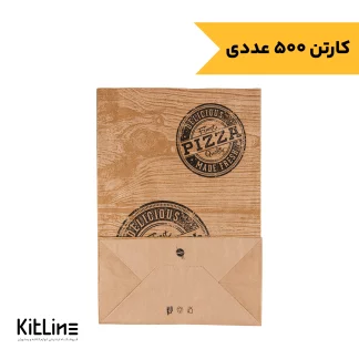 پاکت بیرون بر کرافت طرح چوب ۲۲×۳۳ سانتیمتری جلوه آفتاب (کارتن ۵۰۰ عددی)