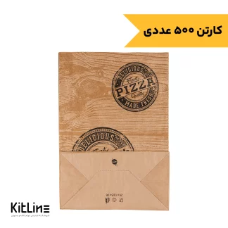 پاکت بیرون بر کرافت طرح چوب ۲۵×۳۶ سانتیمتری جلوه آفتاب (کارتن ۵۰۰ عددی)