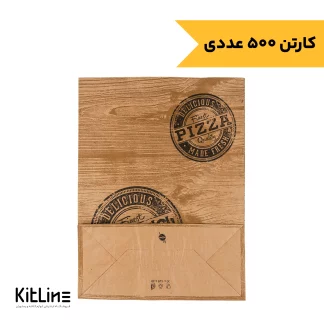پاکت بیرون بر کرافت طرح چوب ۳۰×۴۰ سانتیمتری جلوه آفتاب (کارتن ۵۰۰ عددی)