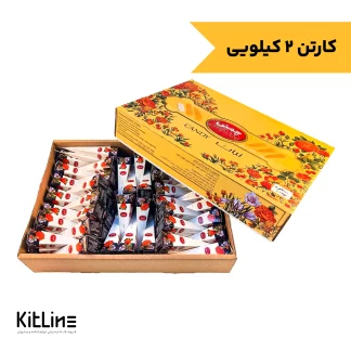 نبات چوبی تک نفره زعفرانی چمنی ( کارتن ۲۳۰۰ گرمی)-001