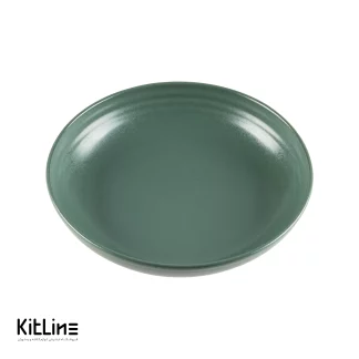 ظرف سالاد پایه دار پرسلین ۲۳ سانتیمتری سبز آرتیزان-002